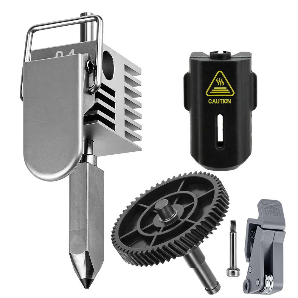 Für Creality SPARKX i7 Hotend Kit 0,4mm Heizblock-Kit Silikonsocken Extruder-Zahnrad-Komponente für i7 3D-Drucker Zubehör – Detail 7