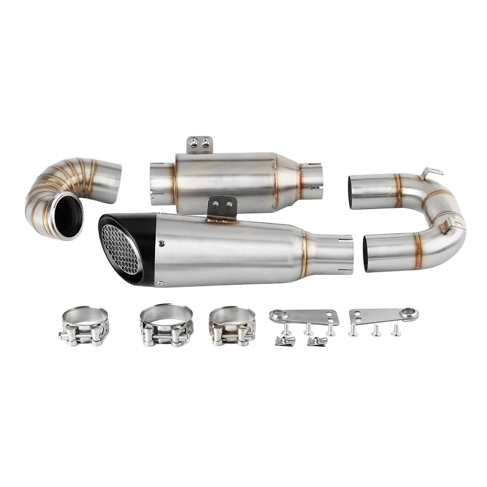 

For Ducati Panigale V2 2020-2024 StreetFighter V2 22-24 Street Fighter V2 Motorcycle Exhaust Link Pipe With Slip-on Muffler Tips