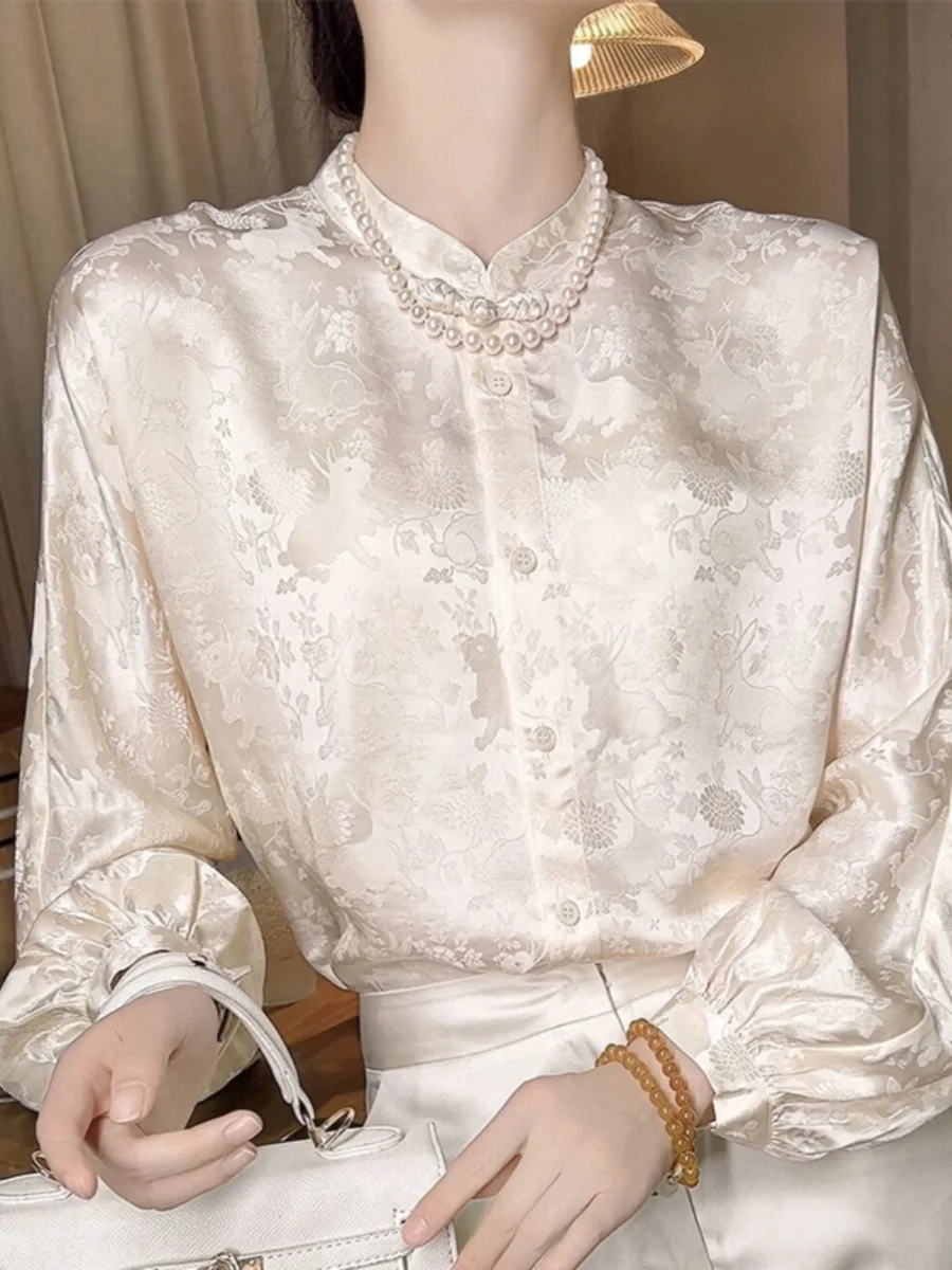 

Шелковый длинный све воротник-стойка женский irt весенне-осенний брендовый аутлет Xiangyun шелковый традиционный китайский сле