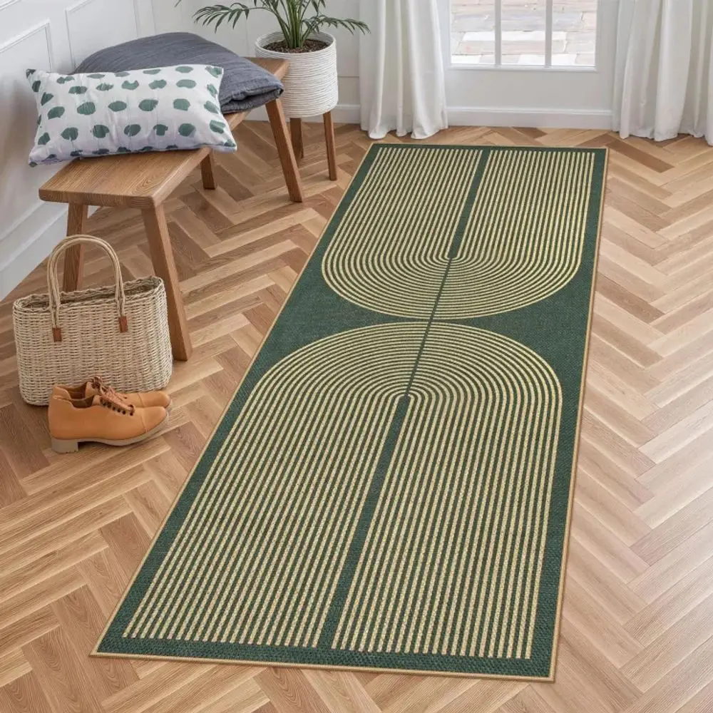 Corridor Running Track Long Strip Mat New Nordic Style Series Stain-Resistant And Wear-Resistant Pile Plush Carpet Home Decor