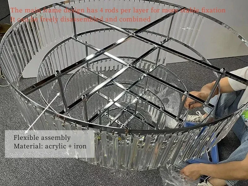 

Freight for DIY Acrylic crystal strips 1500PCS