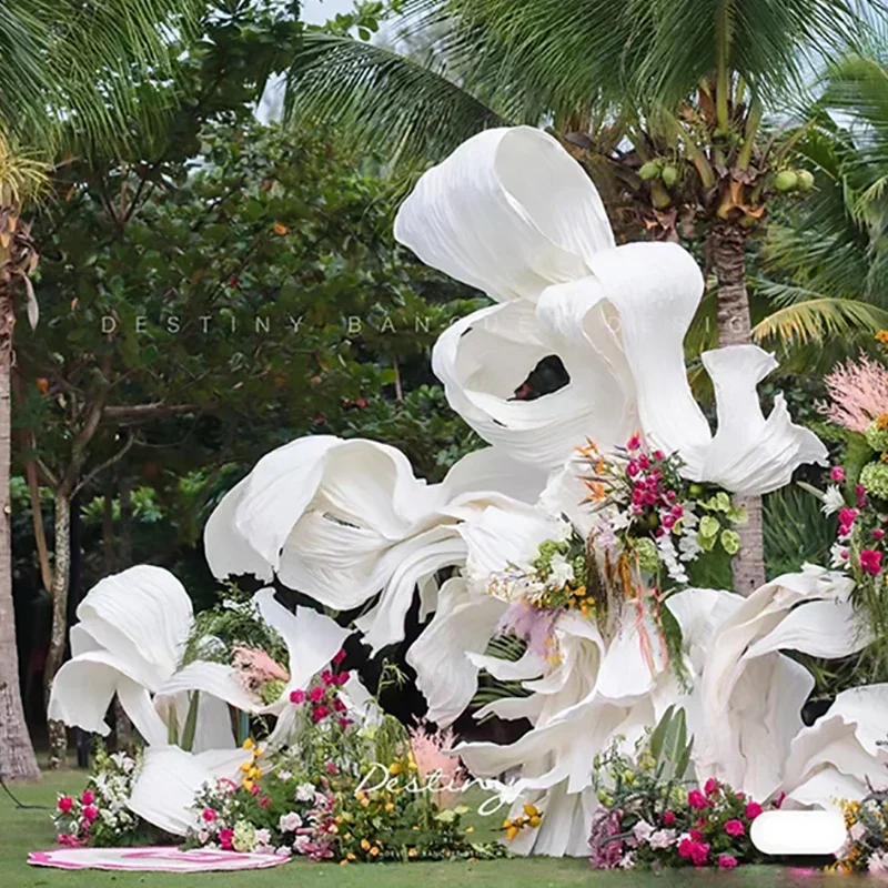 DIY Modeling Giant Paper Flower Streamer Wedding Background Decoration Paper Streamers Birthday Party Event Window Stage Layout
