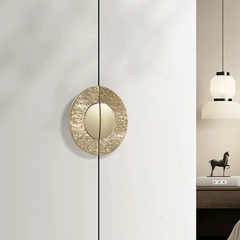 Retro Semicircular Wardrobe Door Handle Zinc Alloy Drawer Cabinet Balcony Cupboard Pull Knob Furniture Hardware Accessories
