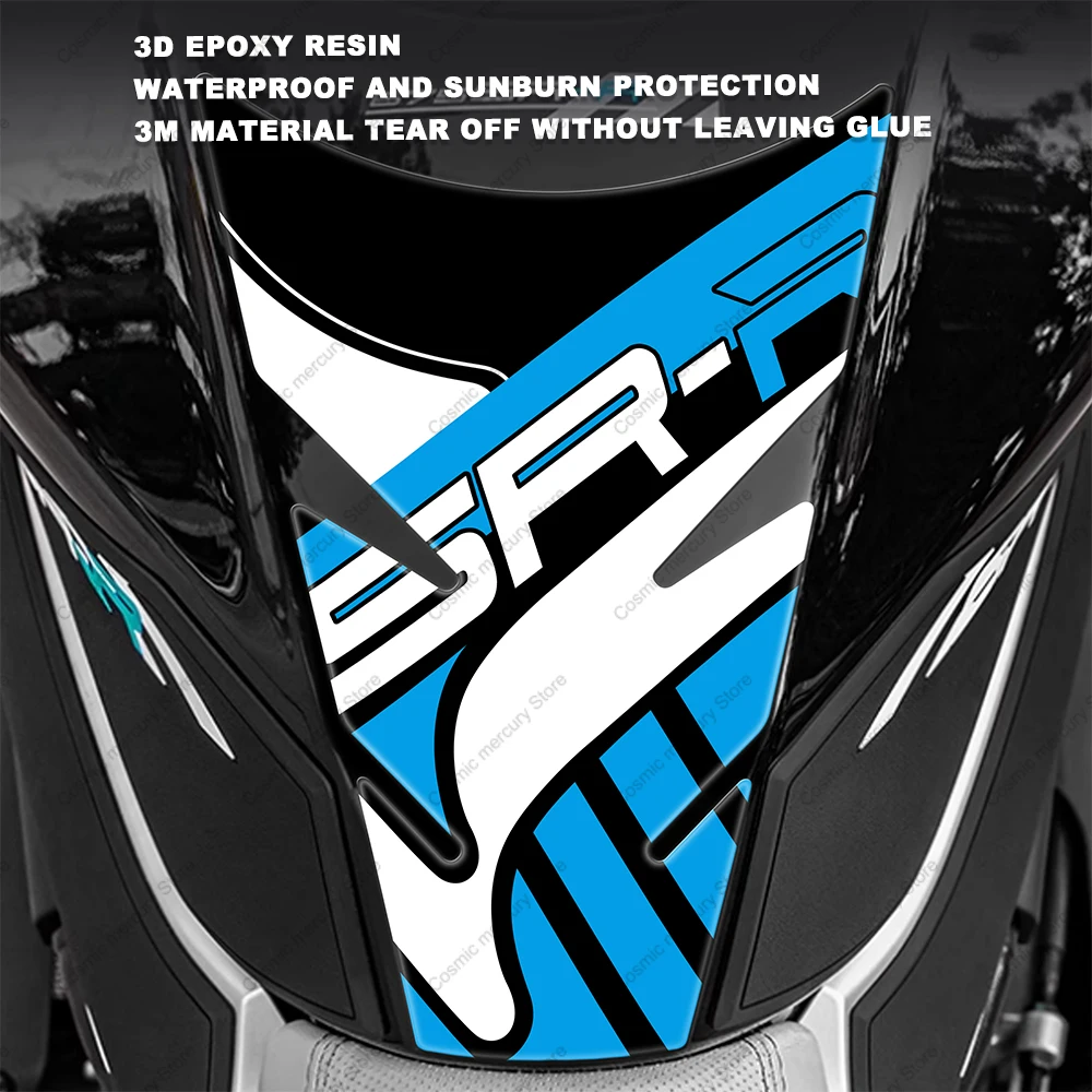 New Motorcycle Accessories 3D Epoxy Resin Tank Pad Protection Sticker For CFMOTO 675SR-R 675sr r
