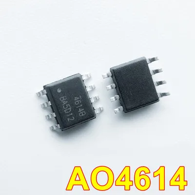10pcs/lot AO4614 AO4614B 4614 SOP-8 In Stock