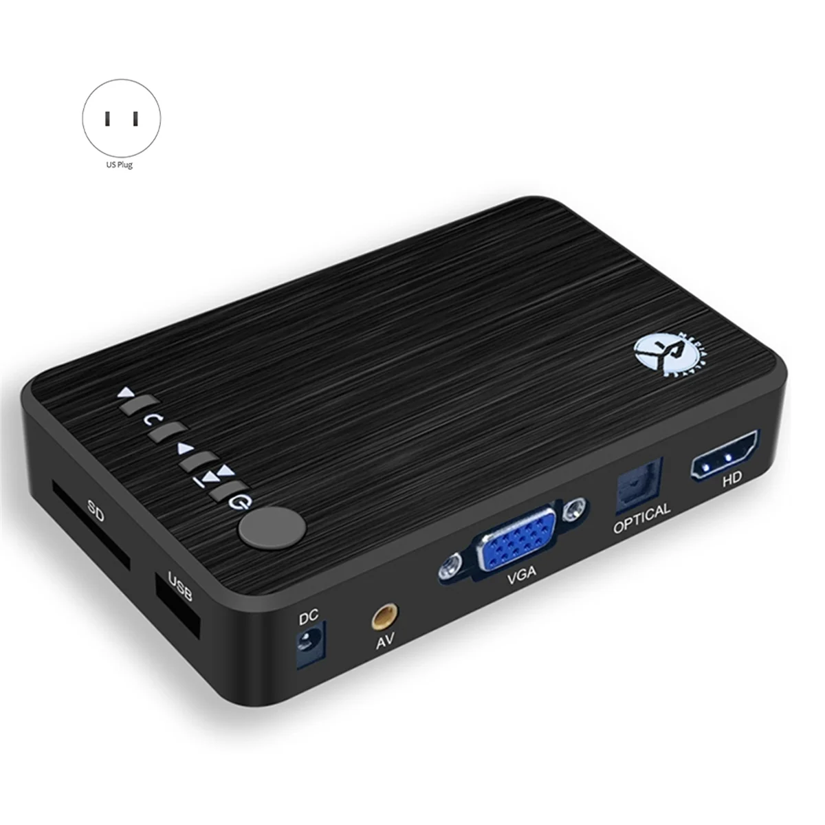 

X62A_4K Медиаплеер Ultra HD для автомобильного телевизора SD MMC RMVB MP3 US PLUG