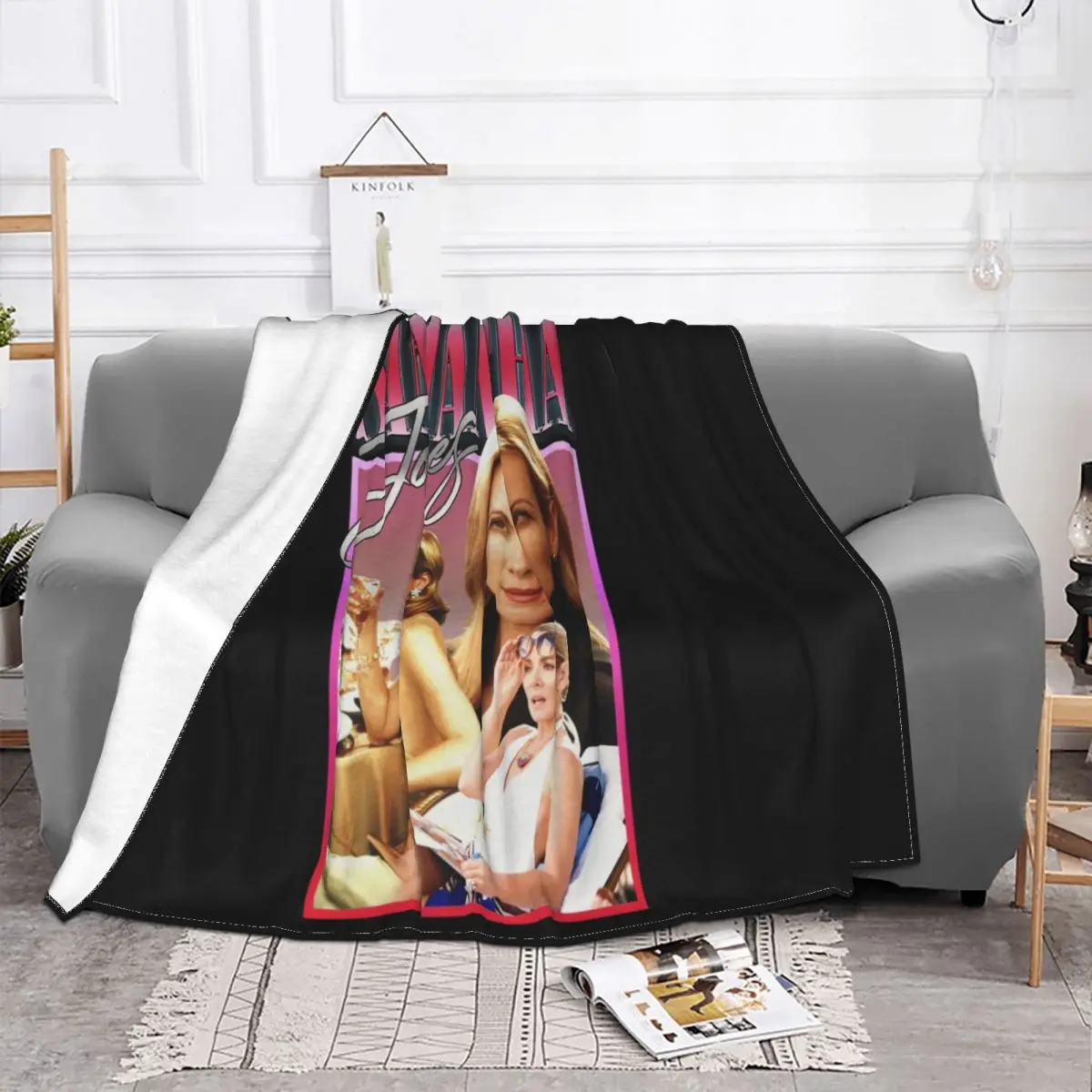 Samantha Jones Homage Samantha Jones Plush Bed Blankets Couple Blankets Blankets And Throws Throw Blanket