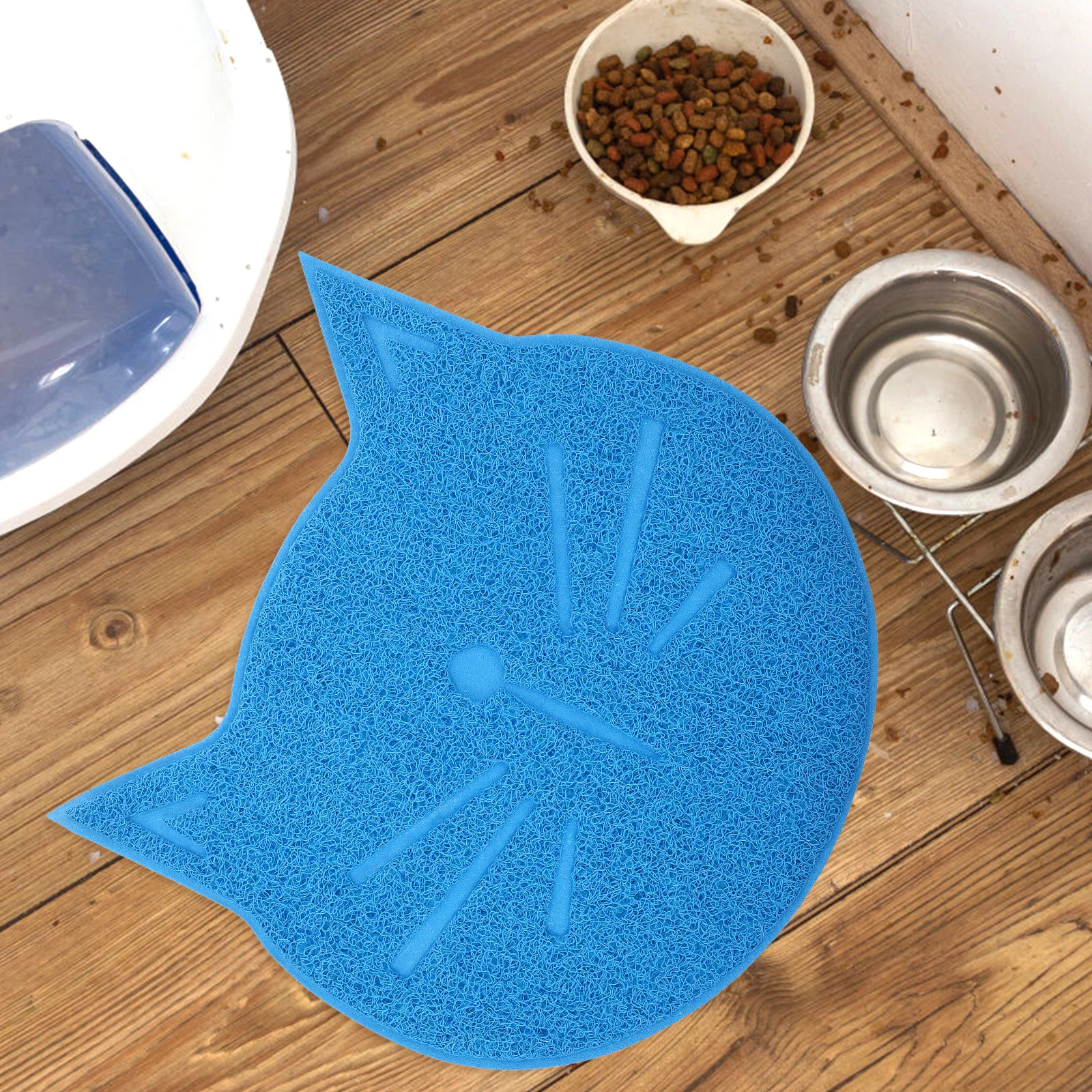 Gato placemat durável antiderrapante à prova dwaterproof água gato tigela tapete protetor de chão conforto tapete de jantar pet placemat acessório do cão