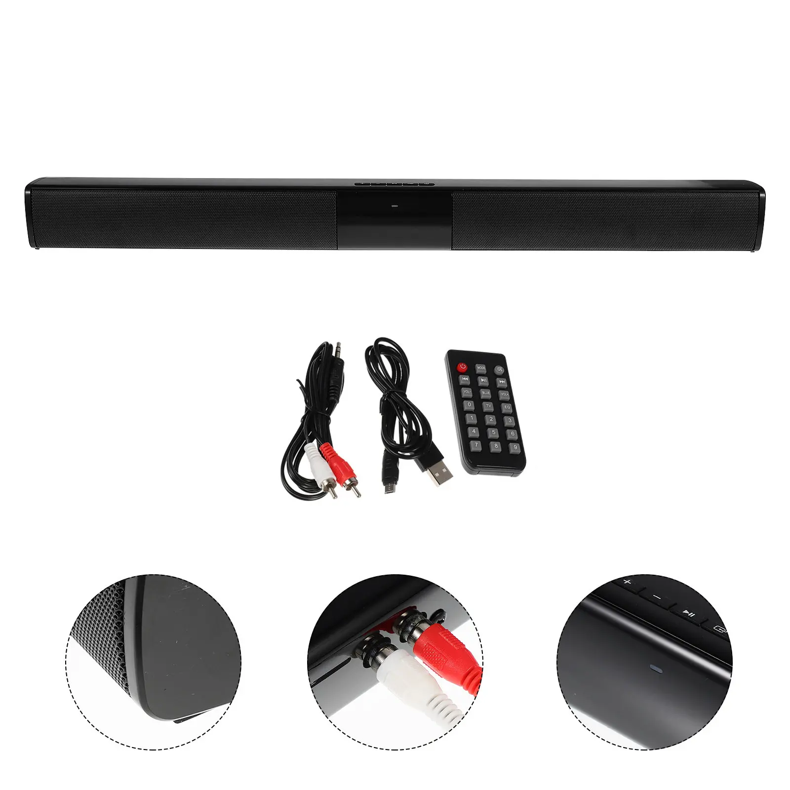 

Беспроводная колонка в минималистичном стиле, портативный саундбар, беспроводная стереоколонка 4.2 для дома и улицы