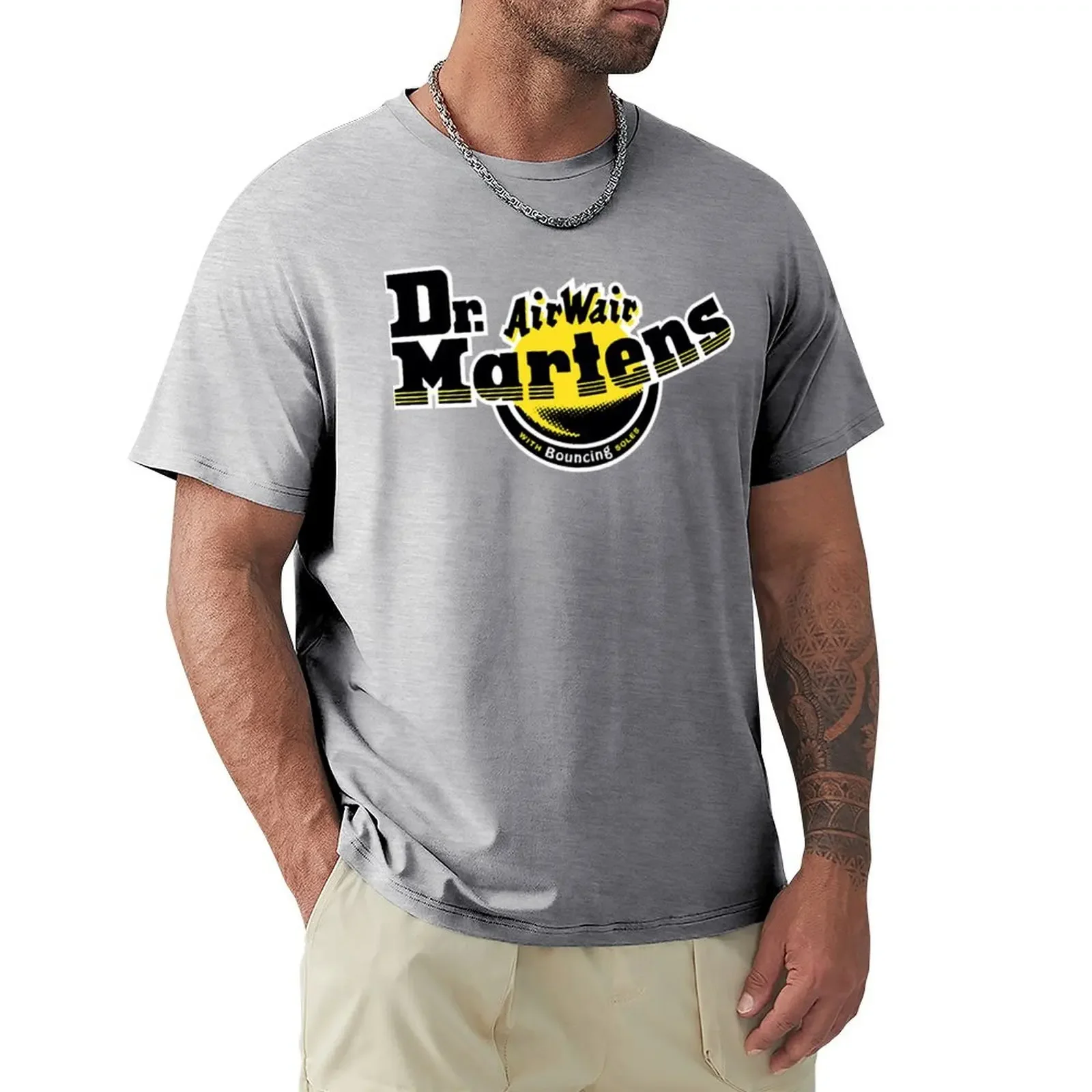 Dr. Marten T-Shirt plus size tops tops sports fans anime mens tall t shirts  New Arrival Informal fashion men manga clothes