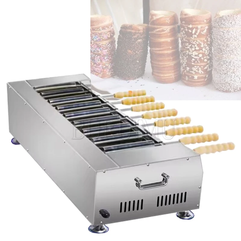 

Sweet Snack Food Making 6KW Chimney Cake Baking Oven 110V-220V/50Hz-60Hz Roll Bread Bakery Machine Price