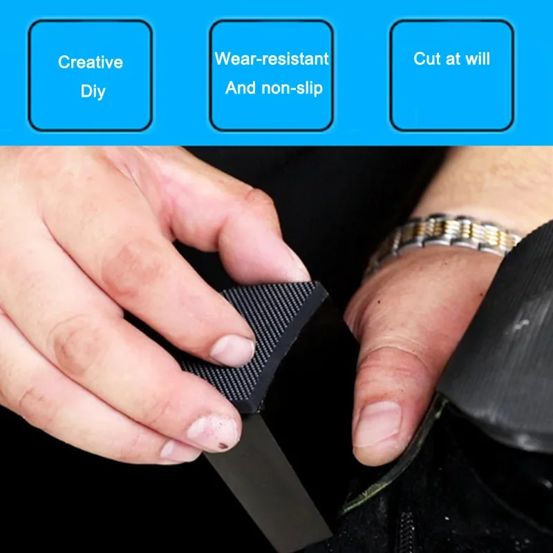 Rubber Sole Replacement Sheet for Shoes Repair Patch High Heels Sandals Outsole Insoles Non-Slip Shoe Sole Protector Heel Pads image 3