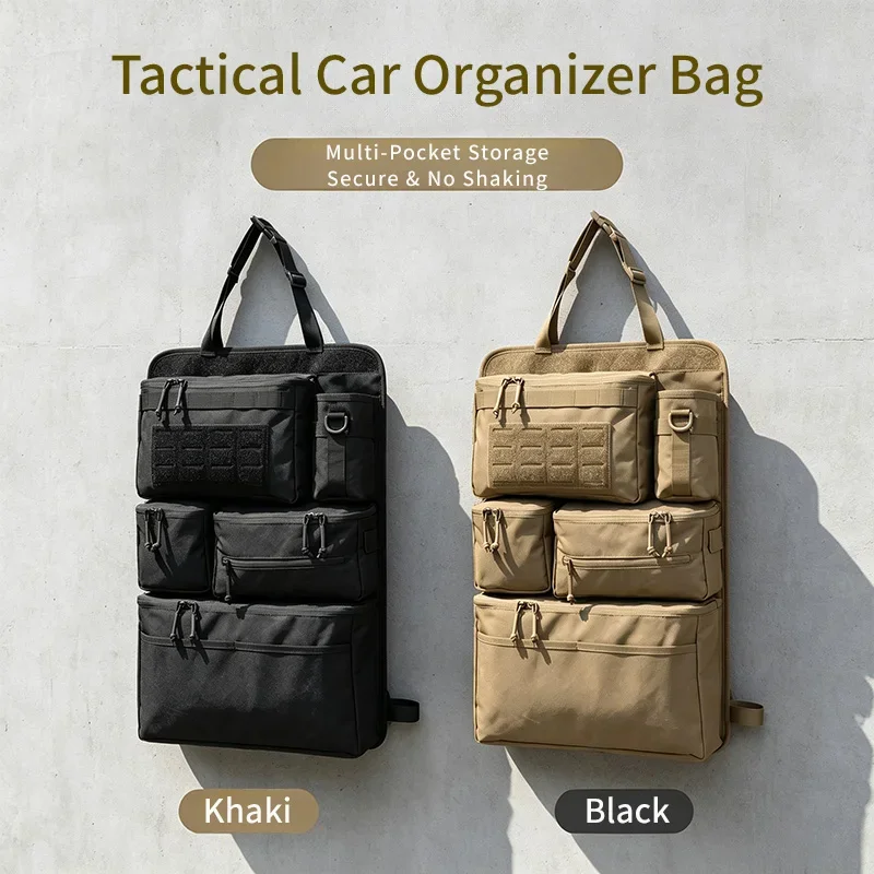 Car Seat Organizer Back Seat Storage Bag Multi Pocket Hanging Car Organizer Large Capacity Auto Interior Storage Accessories SUV