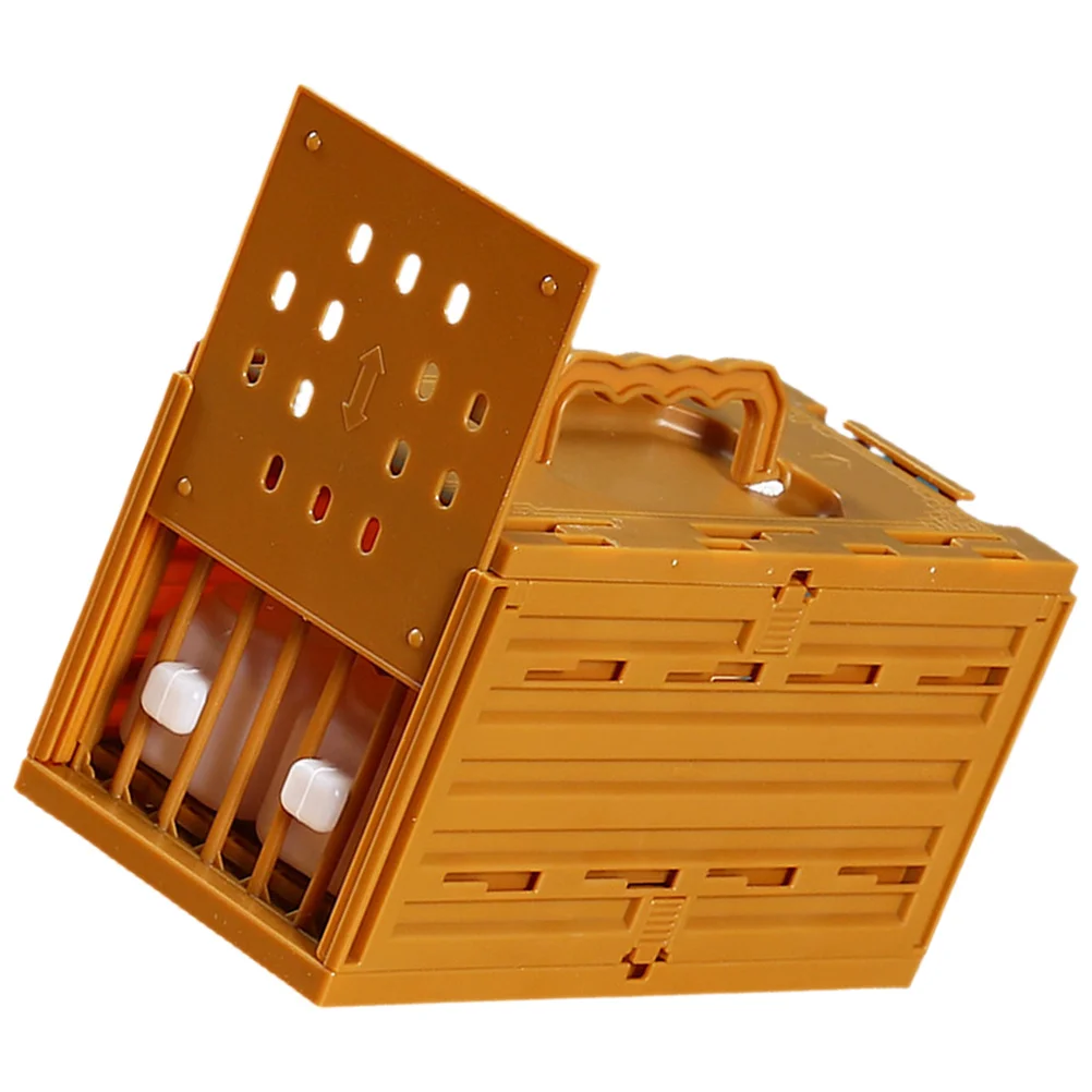 

Plastic Bird Cage Convenient Parrot Bird Cleaning Bathing Cage Hollow Small Birds Nest Birdcage Practical Pet Birds Supply