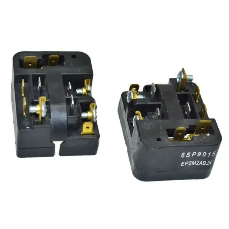 For Refrigerator PTC Starter Relay Thermal Protector Replacement, 6SP9009 6SP9087 6SP9015 6SP9018 6SP9030 6SP9083 Freezer Spare