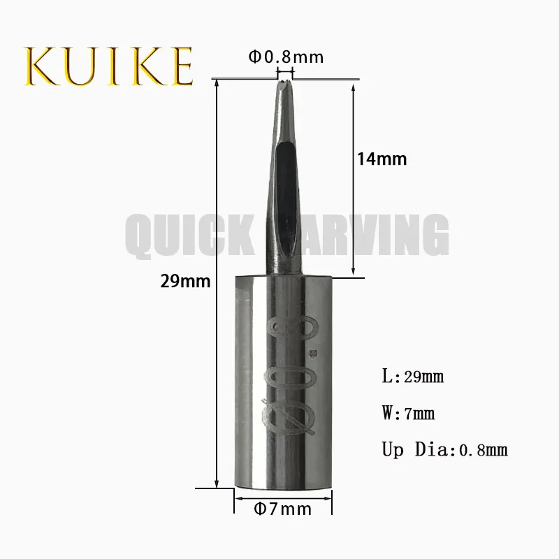 10 قطعة ATOM GBOS EMMA اللكم بت HSS الناخس الجلود اللكم سكين آلة قطع الملحقات ل اللكم أقمشة البوليستر #2