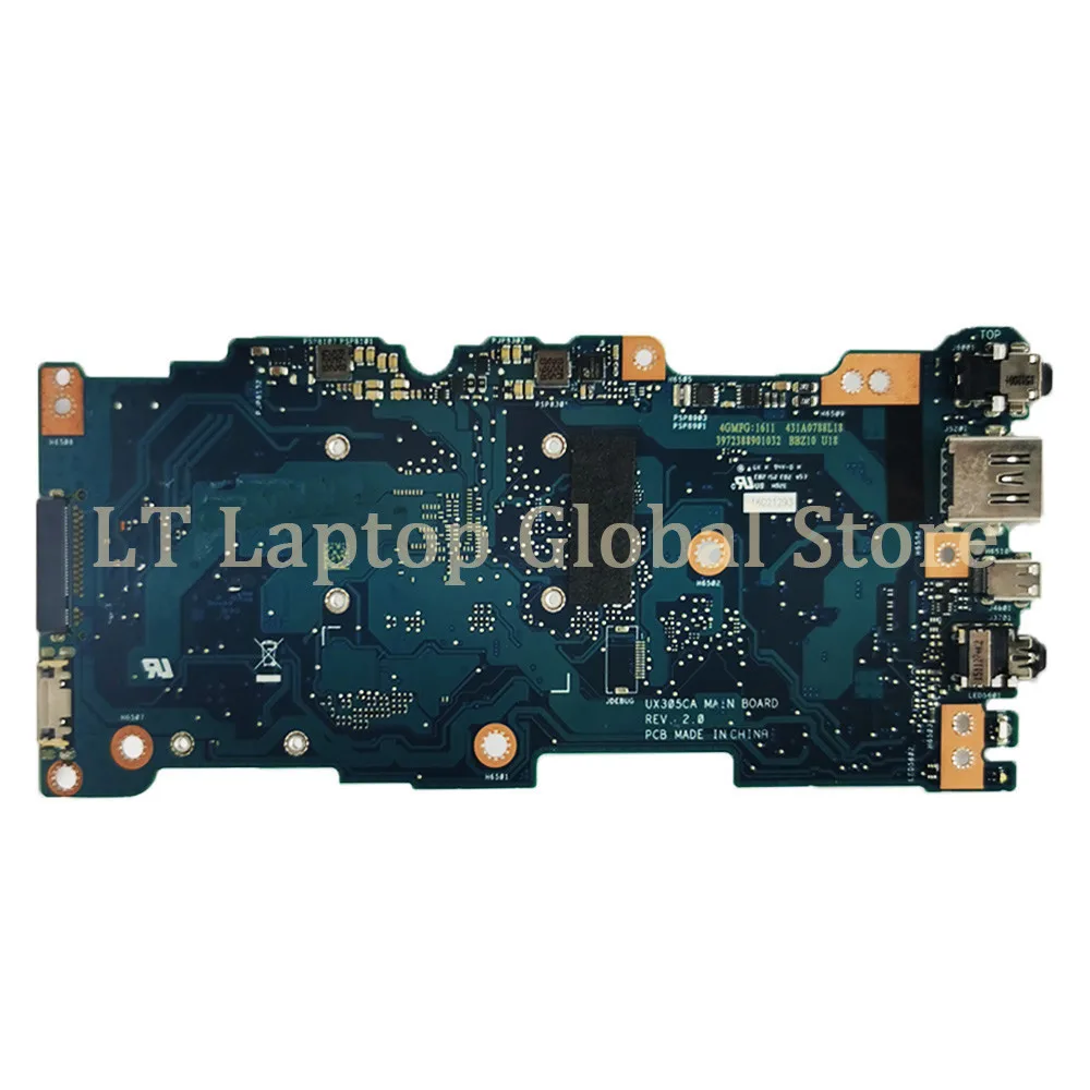 Imagem -03 - Placa-mãe Portátil para Asus Mainboard para Zenbook Ux305ca U305ca m3 m5 m7 Cpu 4g 8g Ram Placa Principal do Notebook