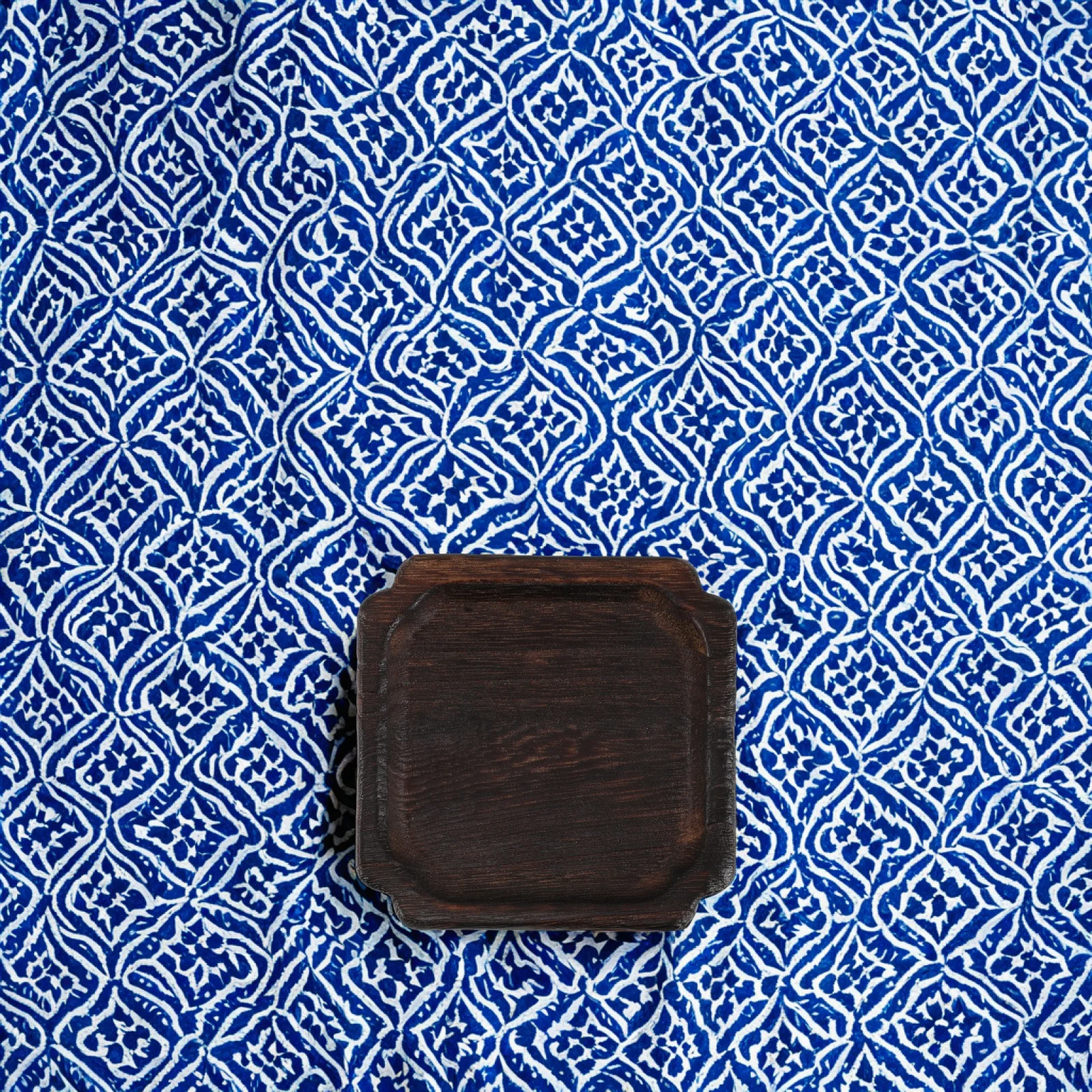 

Vintage Wooden Tea Tray Rustic Style Small Wood Tray for Tea Cups Decorative Serving Plate for Home Use Rustic Food Plate