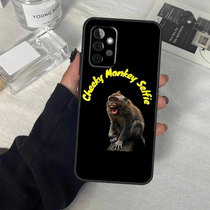 Monkey Sipping Capri Meme Cover For Samsung Galaxy A54 A34 A24 A14 A53 A52  A13 A23 A33 A12 A22 A32 A42 A71 A51 Case - AliExpress 202192403