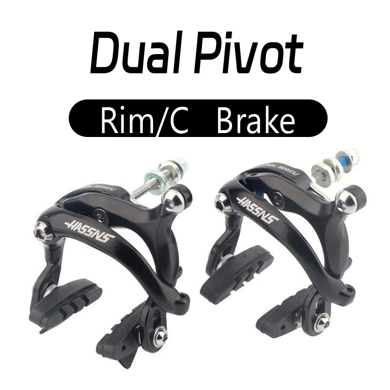 

Dual Pivot Brake Caliper Aluminum Alloy Rim C Brake Caliper Mechanical Brake Caliper Front Rear for Brompton Shimano