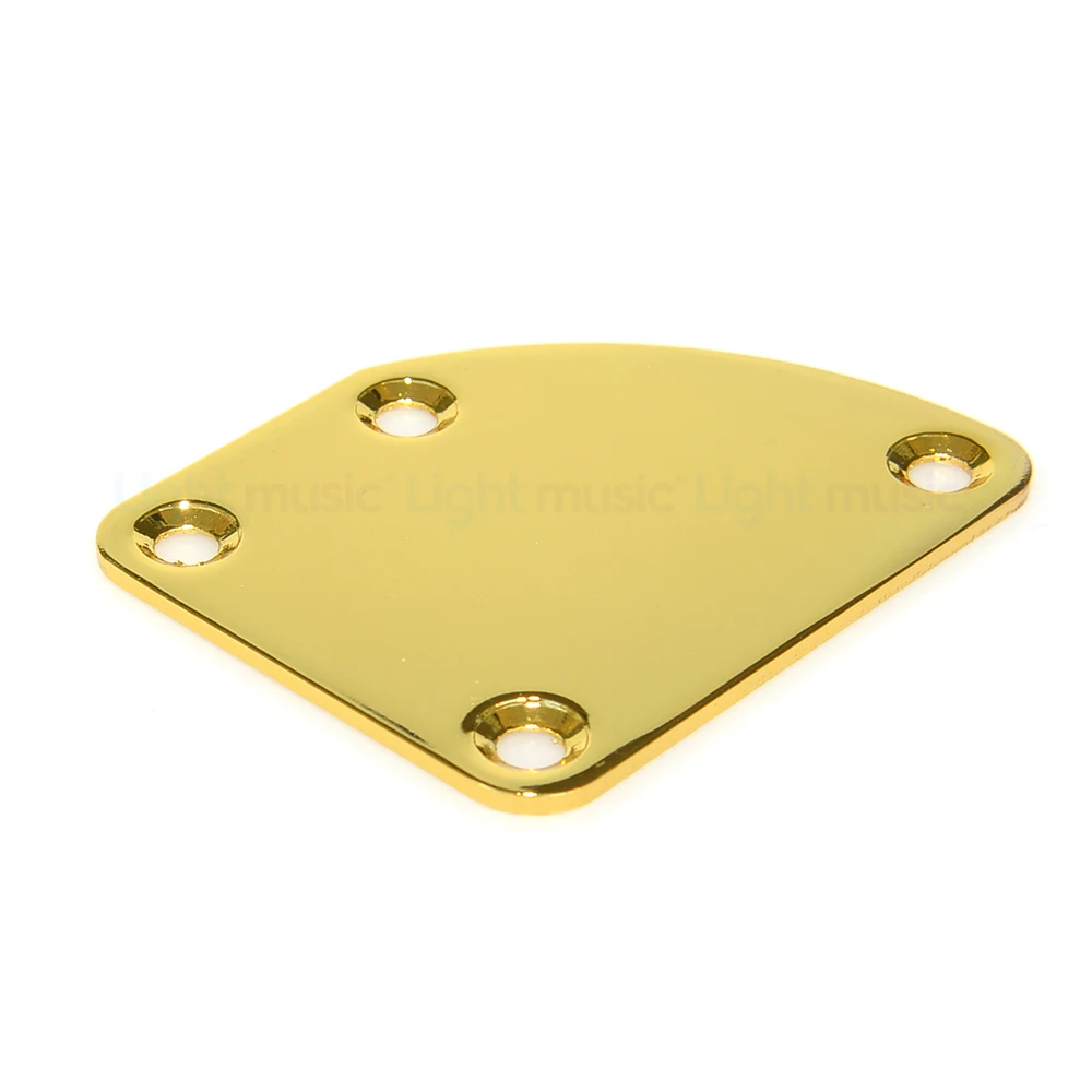 Golden High Quality Guitar Neck Mounting Plate with Screws For Electric Guitar Gold Chrome