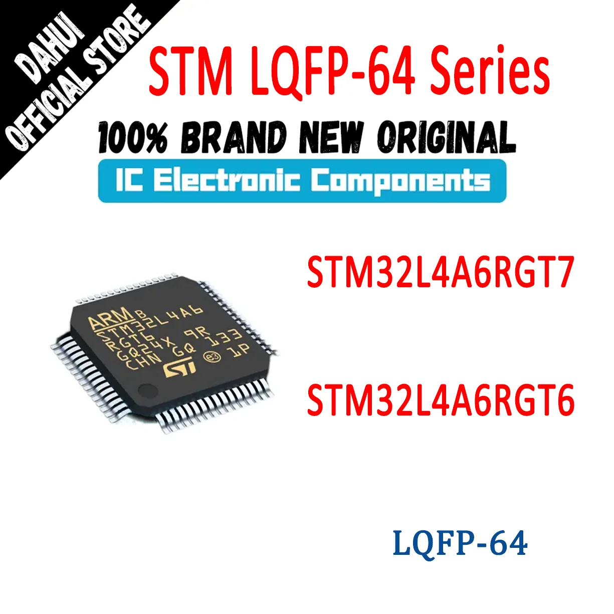 

STM32L4A6RGT7 STM32L4A6RGT6 STM32L4A6RG STM32L4A6 STM32L4A STM32L4 STM32 STM IC chip CPLD FPGA LQFP-64 In Stock 100% New Originl