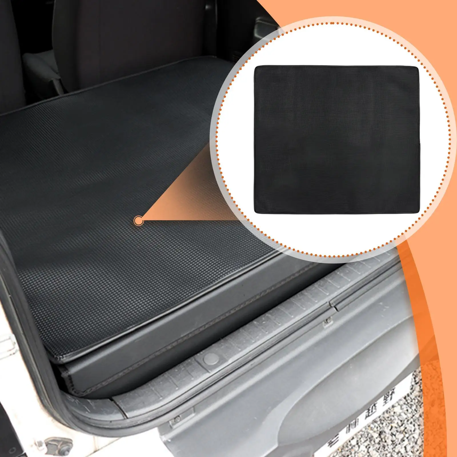 

Trunk Mat Carpet Protective Waterproof 92x83cm PVC for Suzuki Jimny Jb43 1998 to 2017 Accessory Lightweight Versatile
