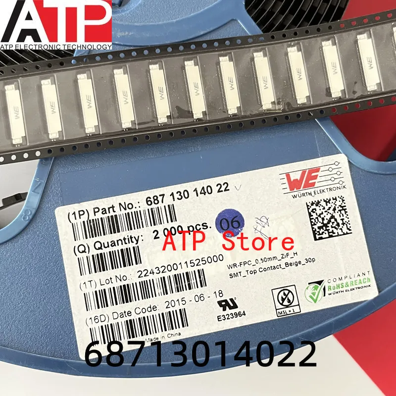 

5PCS 68713014022 FPC connector 0.5mm spacing 30p Integrated chip IC original inventory