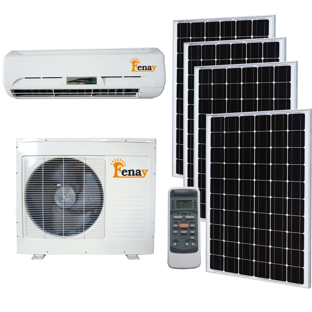 

Air conditioning power direct Solar PV Panel system free air with heat pump