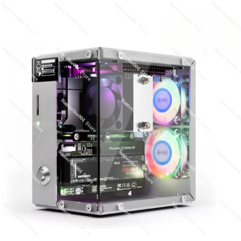 

5 NVMe M.2 SSD PCIe Mini PC Case for Raspberry Pi 5 (EN/DE/JP Online Documents）