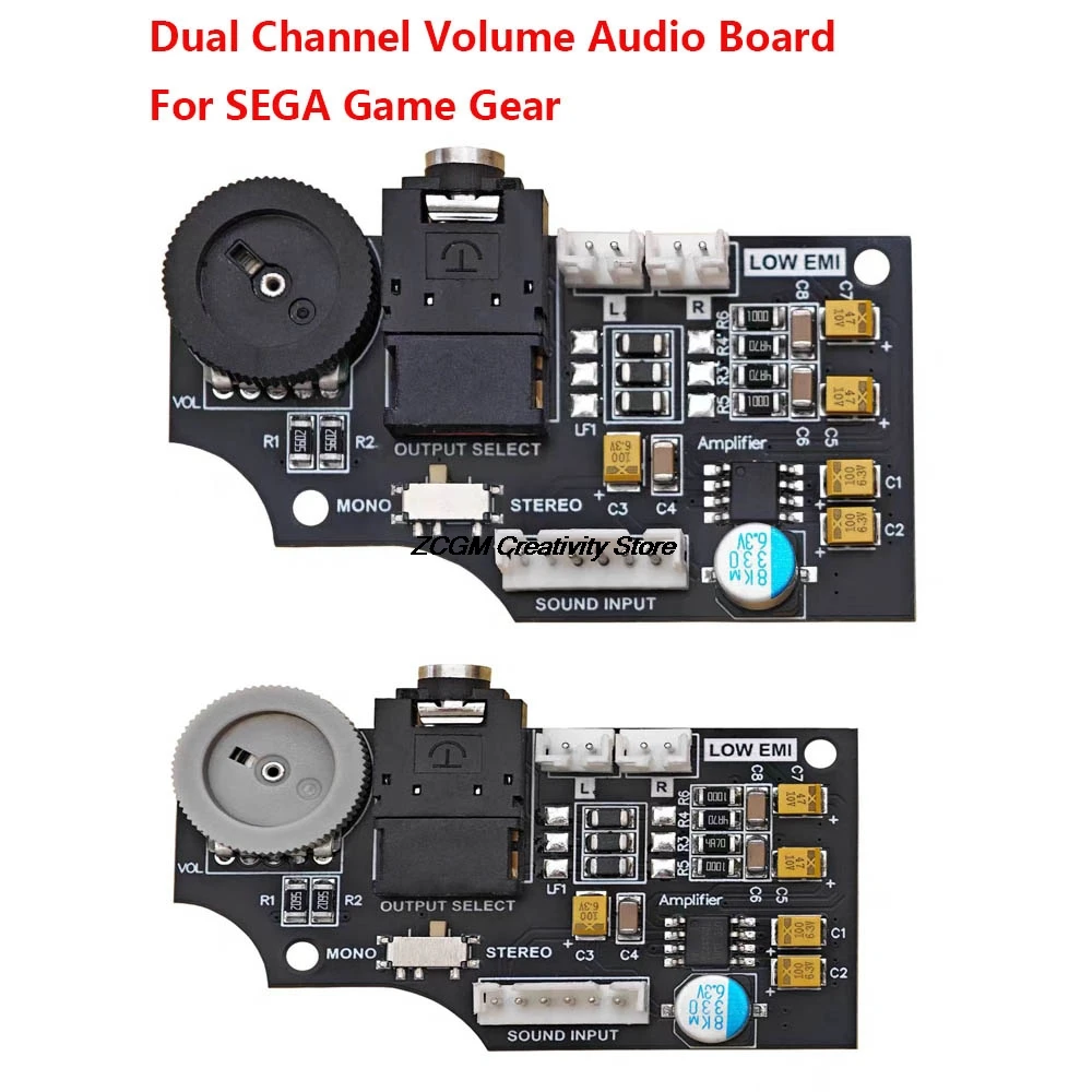 Carte de Volume double canal pour Console SEGA Game Gear GG, haute qualité, sans son, accessoires de réparation