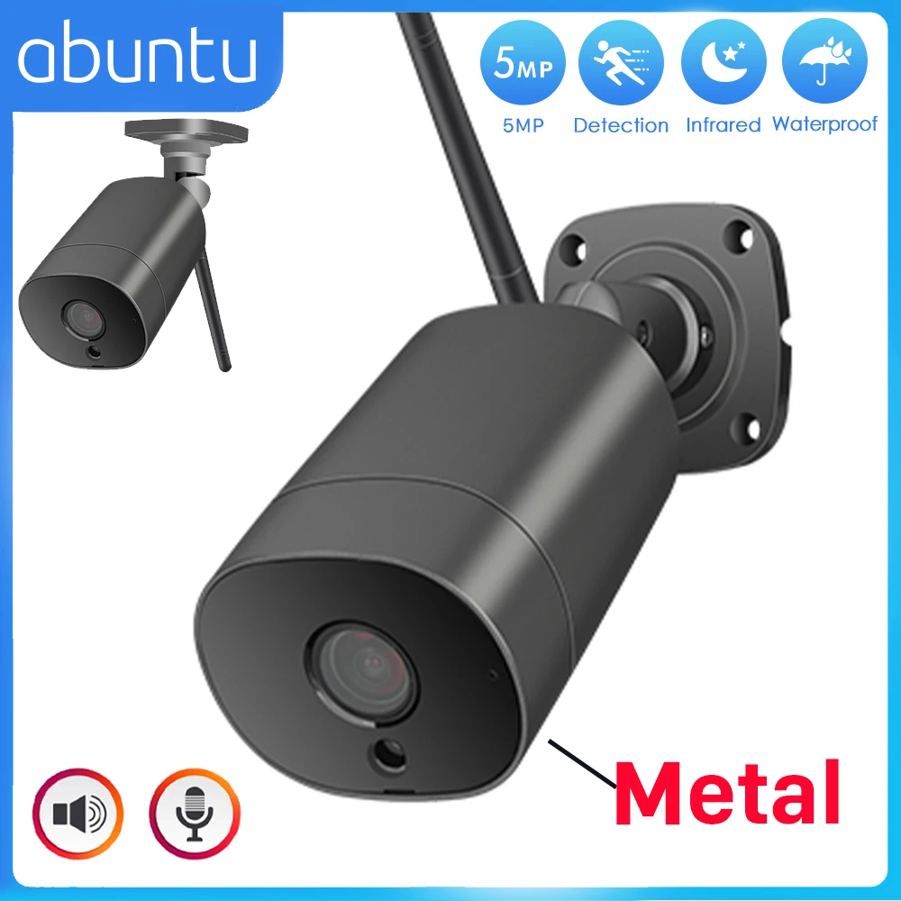 vigilancia ao ar livre camera ip camera cctv home security system visao noturna wi fi maneiras de audio icsee xmeye app 5mp h265 01