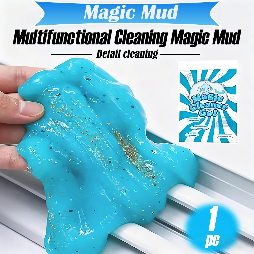 Car Cleaning Gel Slime for Cleaning Machine Auto Vent Car Wash Interior Dust Remover Glue Computer Keyboard Dirt Cleaner