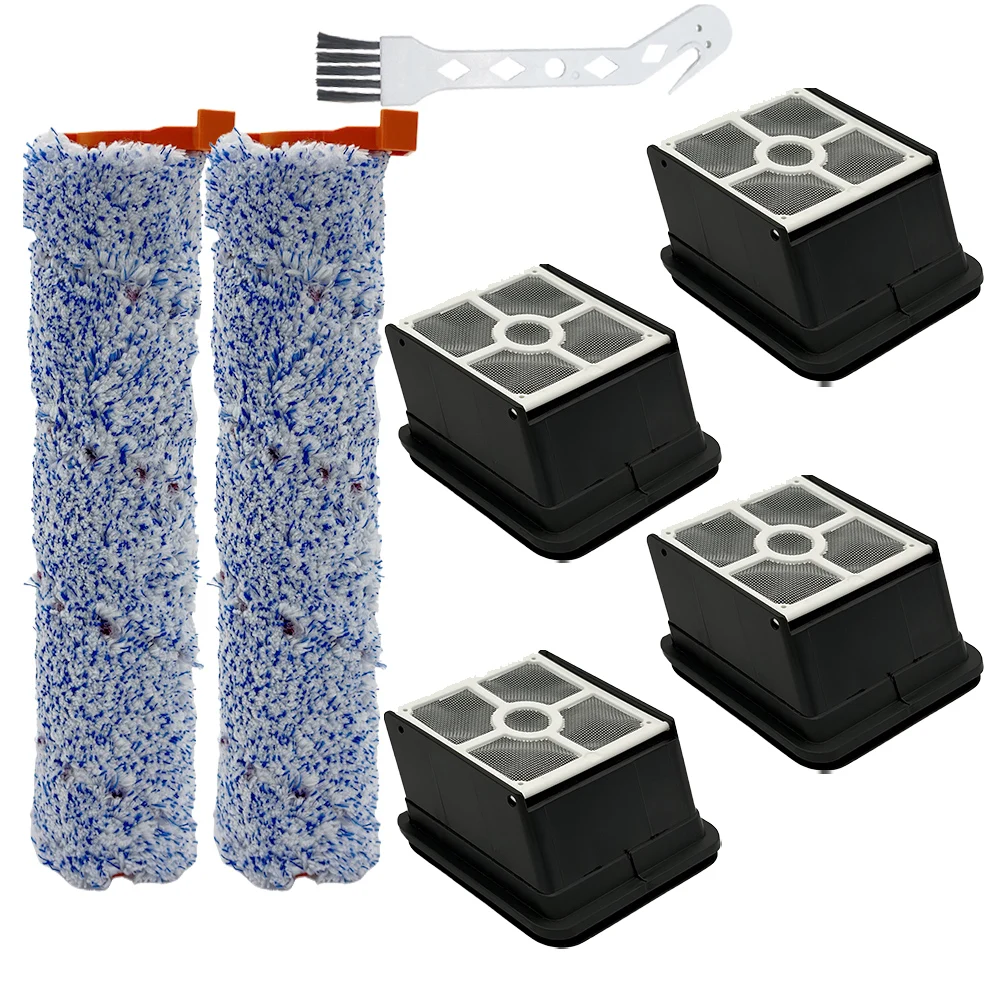 Image of Ersatzteile für Rollenbürstenfilter für ILIFE W90 kabelloser, drahtloser, intelligenter Waschmopp-Staubsauger für die Trockenreinigung