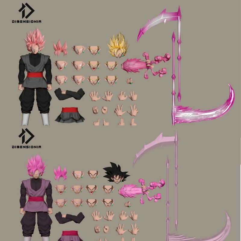 

DIMENSIONIA Studio "The God-Rebel" 01A-01B-01C 1/12 Action Figure Dragon Ball SHF