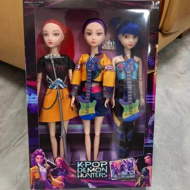 

Горячие игрушки Kpop Охотники на демонов, украшение для рабочего стола Rumi Mira Zoey Sussy Kpop Devil Hunter, подарок на день рождения, подарок для фаната, клуба