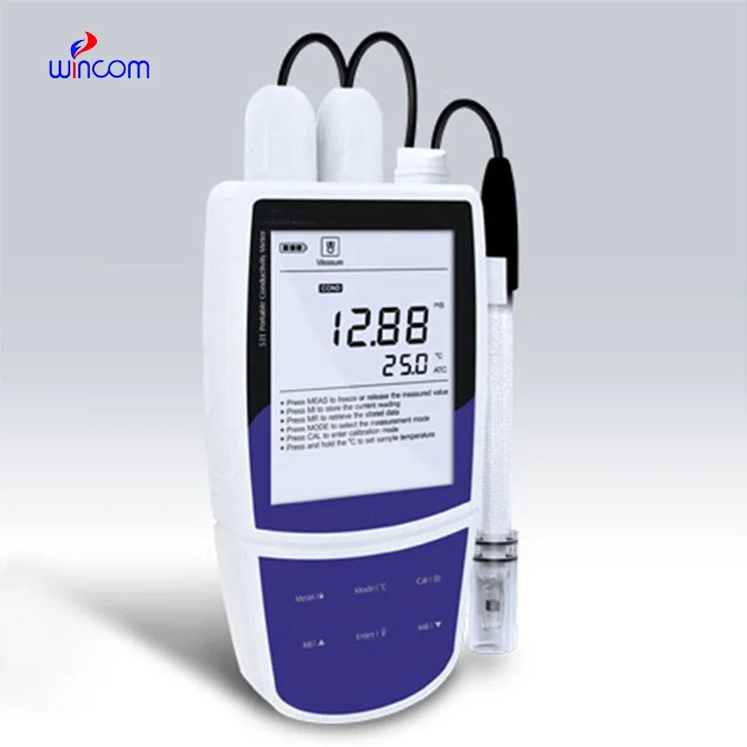 Conductivity Sensor Hand Held Salinity Meter Conductive Gel Electrical Portable Conductivity Meter Price