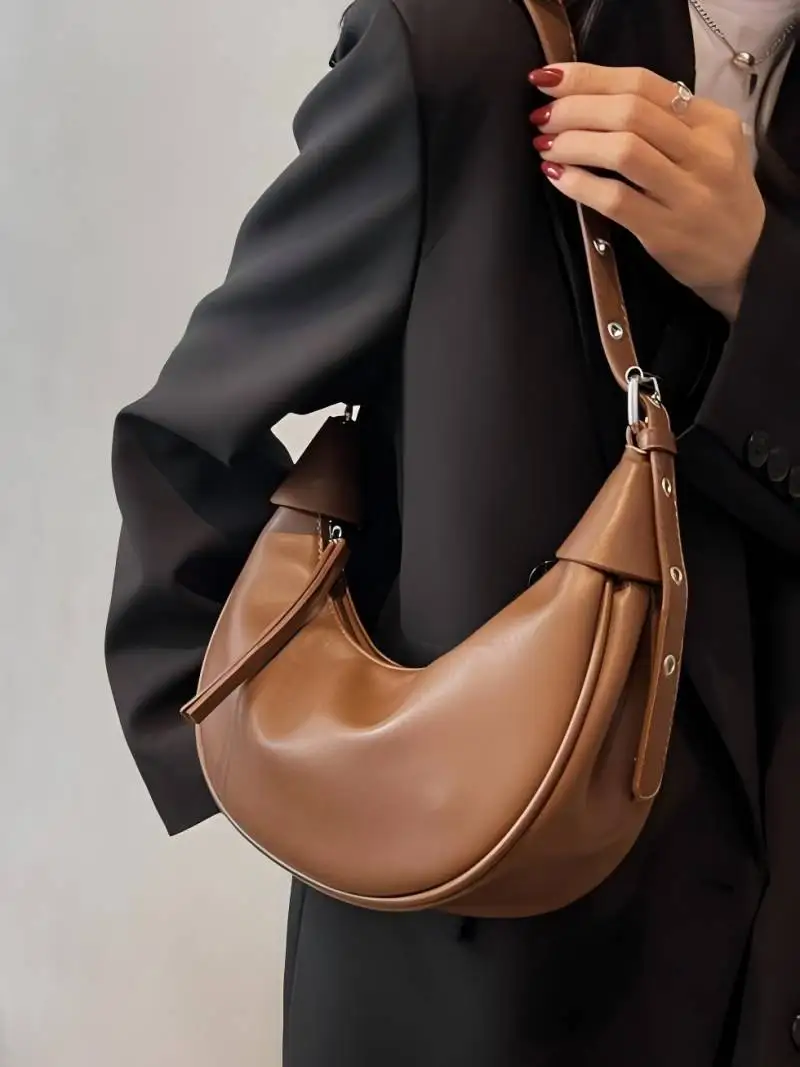 

CGCBAG Casual Lage Capacity Messenger Bag Simple Designer Luxury Tote Bag For Women High Quality PU Leather Female Shoulder Bag