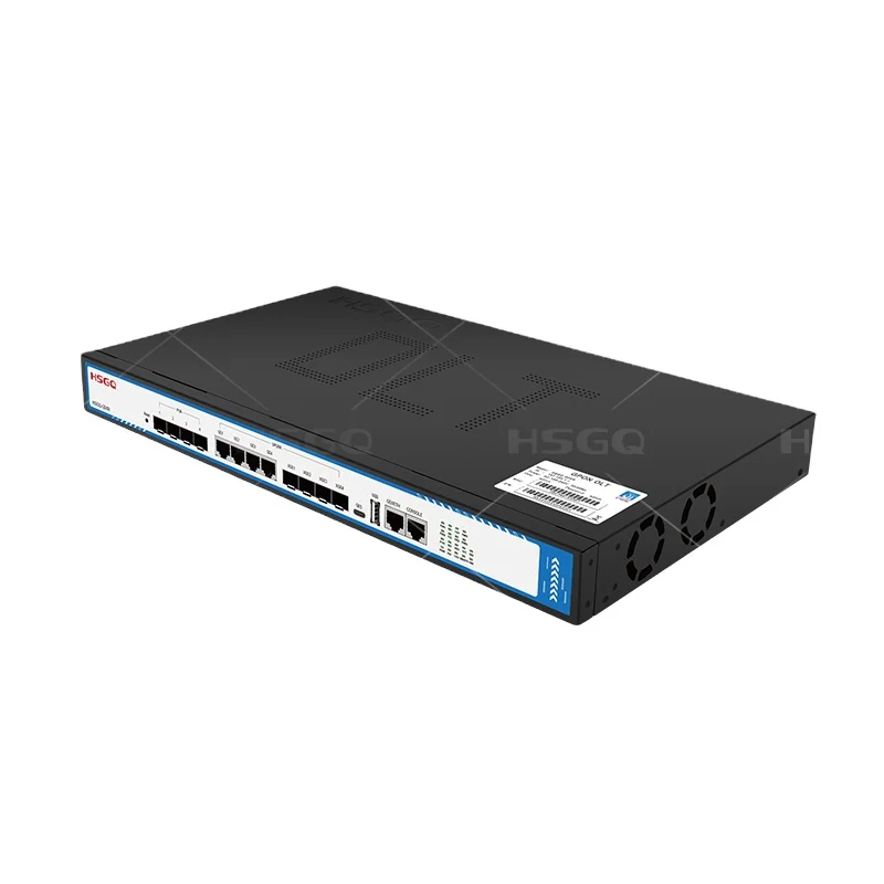 HSGQ-G04R Wholesale Products Sale FTTH Olt Gpon 4 Ports 4 Puertos Mini Olt for ONU Router Fiber Optic Equipment