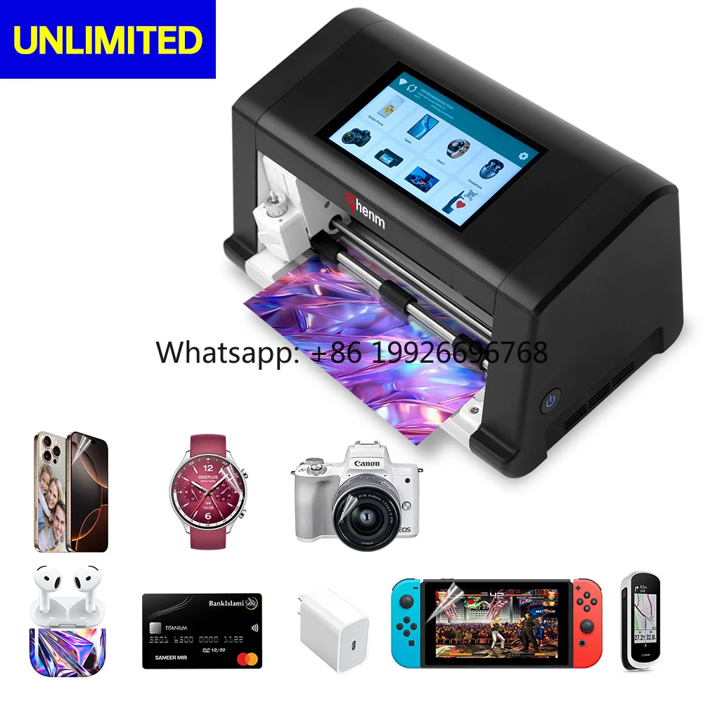 Unlimited Mini Hydrogel Film Glass Mobile Phone Plotter Screen Protector Cutting Making s