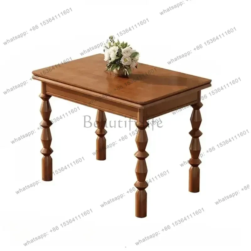 Wooden Large Dining Table Waterproof Oilproof Restaurant Coffee Safe Dining Table Kitchen Salon Mesas