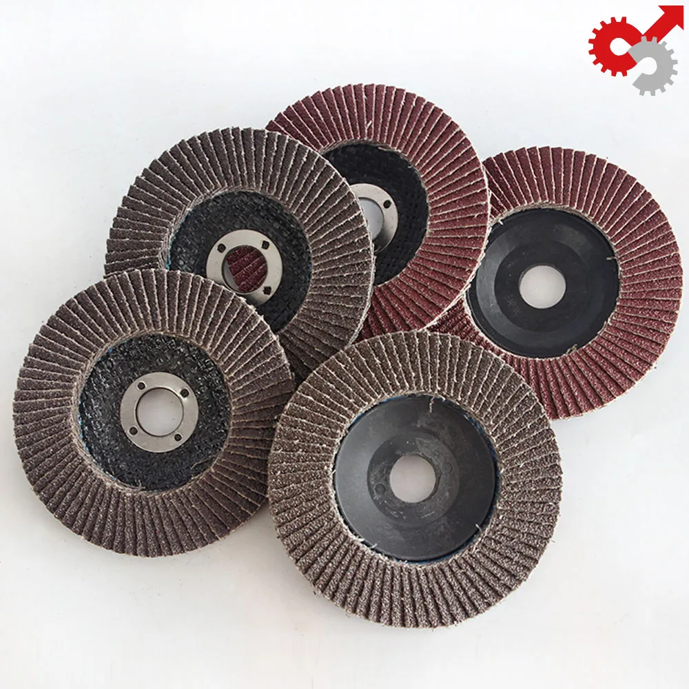 Louver Flap Discs Sanding Polishing Sheet Metal Grinding Wheel Blade Woodworking Impeller 100mm 4 Inch Sandpaper Angle Grinder