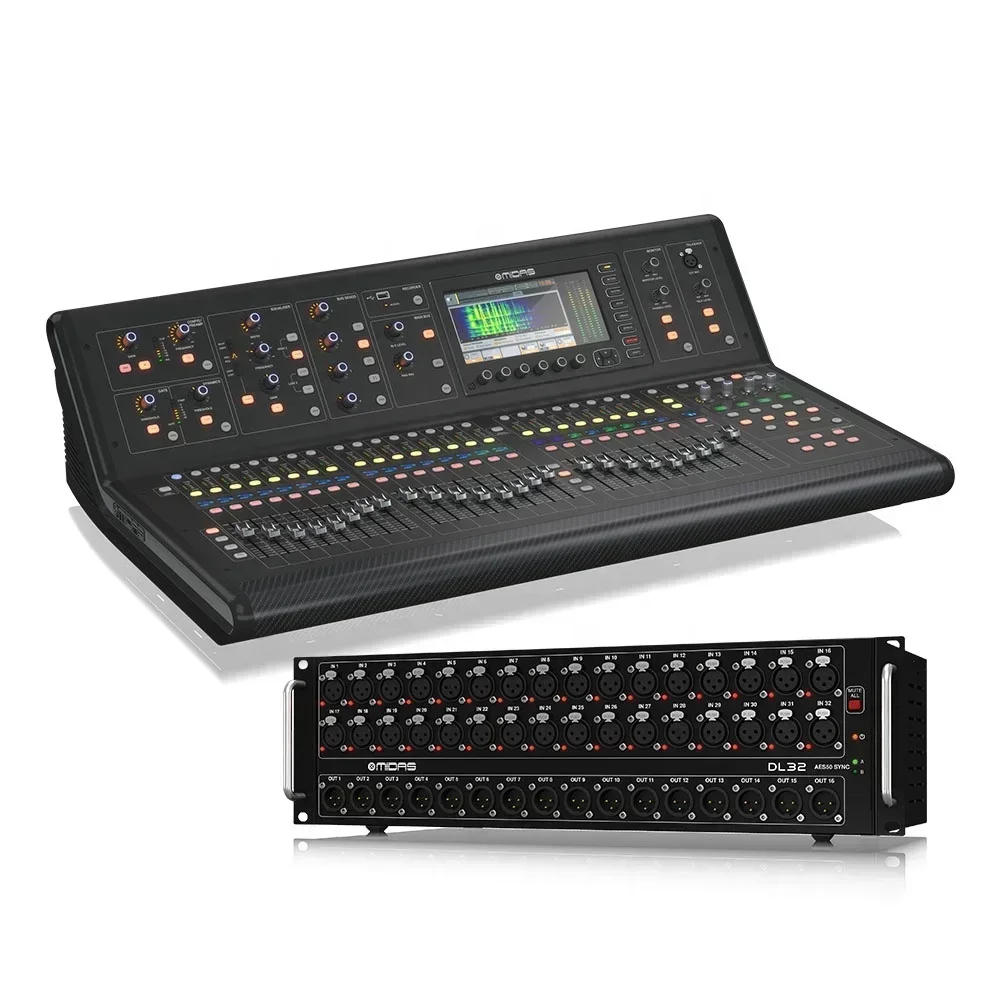 2026 Premium 2026 Premium Midas M32 Live Digital Mixer + DL32 Stagebox Bundle Studio Music Equipment Pa System Live Show Digital