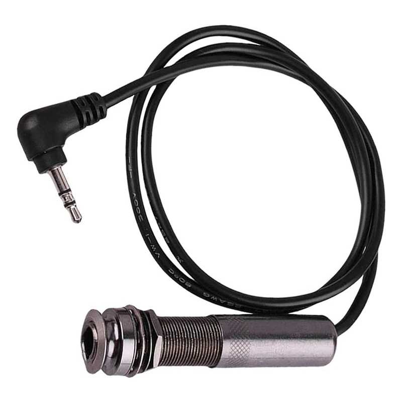 Kabel do przetwornika gitarowego Kabel piezoelektryczny Końcówka Pin Jack Adapter gitarowy Kabel do instrumentów stereo