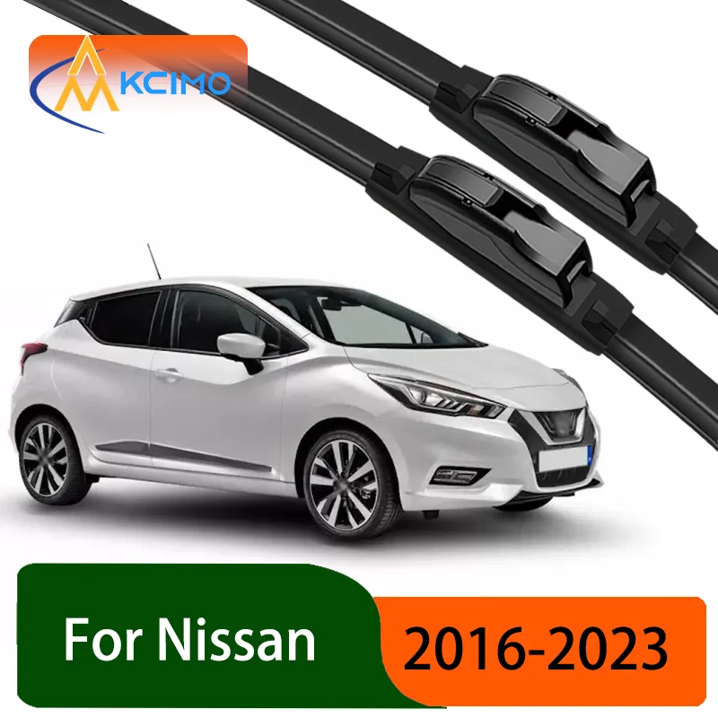 

For Nissan Micra K14 2016-2023 2017 2018 Slient Durable Front Wiper Blades Car Windscreen Windshield Window Wiper Accessories