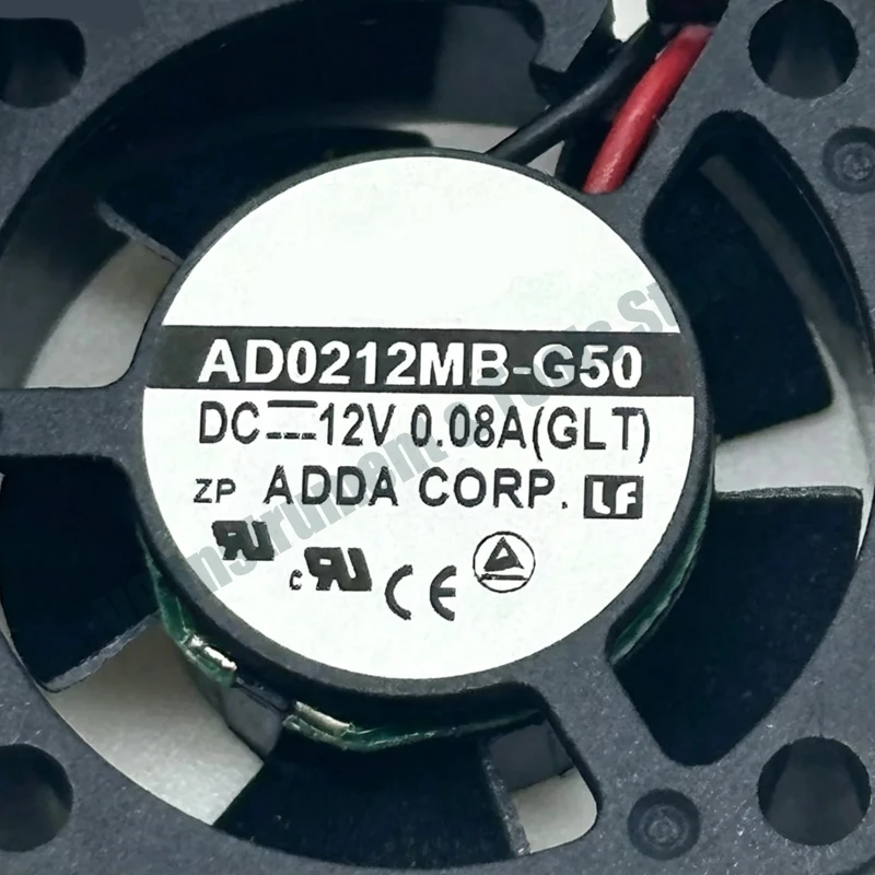 Neu für ADDA AD0212MB-G50 DC 12V 0,08A 25x25x10mm 2-Draht-Server-Lüfter – Detail 3