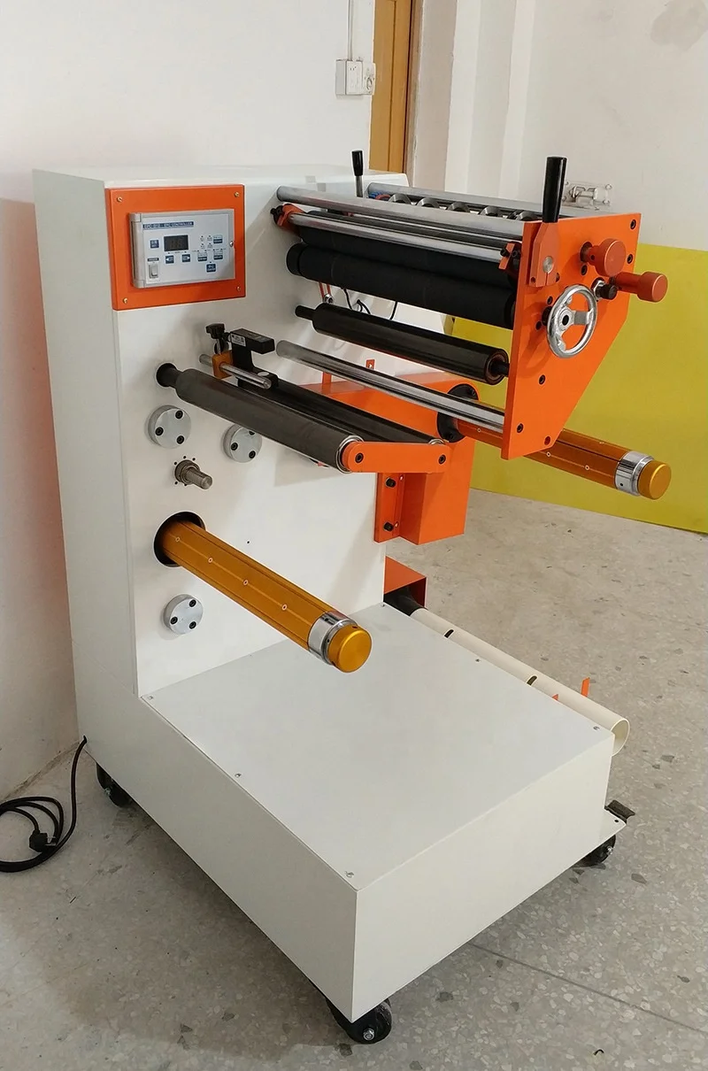 Vertical Adhesive Tape Slitting Machine / High-Speed BOPP Tape Slitter Rewinder