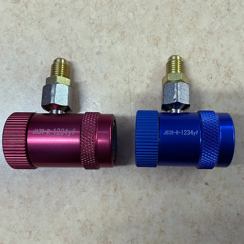 1PCS，Automotive Air Conditioner Fluoride Connector US Standard 1234YF Special Refrigerant Adapter，high and low voltage