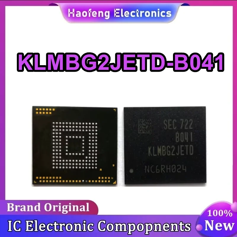 KLMBG2JETD-B041 0-10 emmc 32G BGA153 Hard disk IC, flash memory IC New Original in Stock