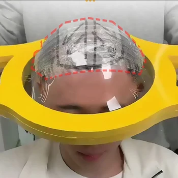 ヘア交換システム用の特定のトッパーとカツラウィッグキャップを作成するためのアクリルヘッドテンプレート